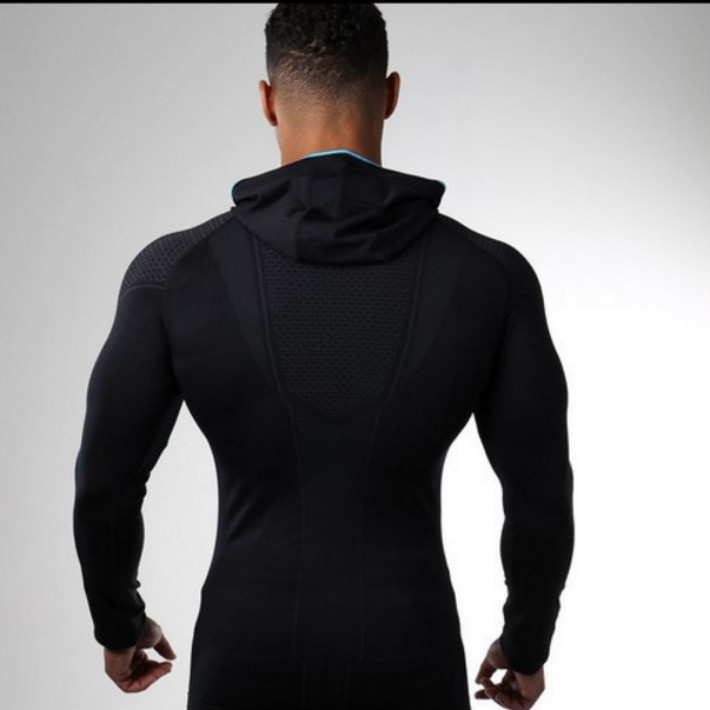 GYMSHARK ONYX SEAMLESS HOODED TOP – BLACK (AUTHENTIC) – Brofit
