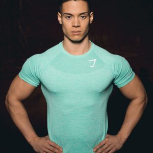 gymshark onyx seamless hooded top