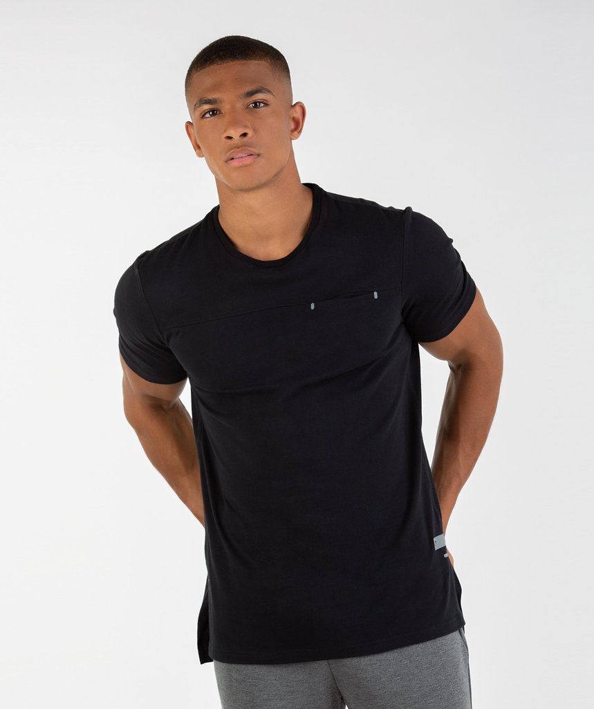Gymshark City T-Shirt – Black (AUTHENTIC) – Brofit
