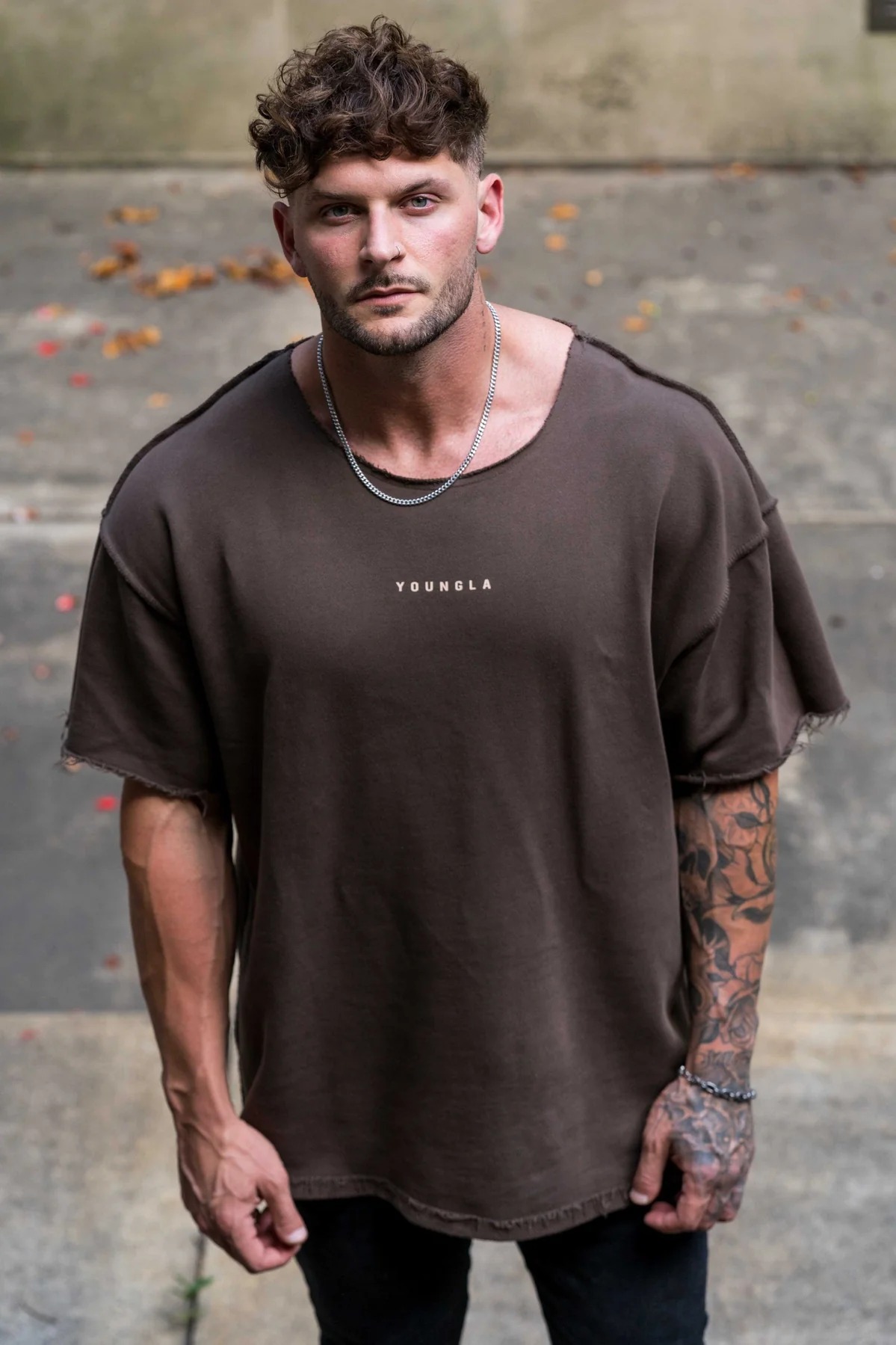 YLA REVERSIBLE IMMORTAL TEE – Brown Wash (AUTHENTIC) – Brofit