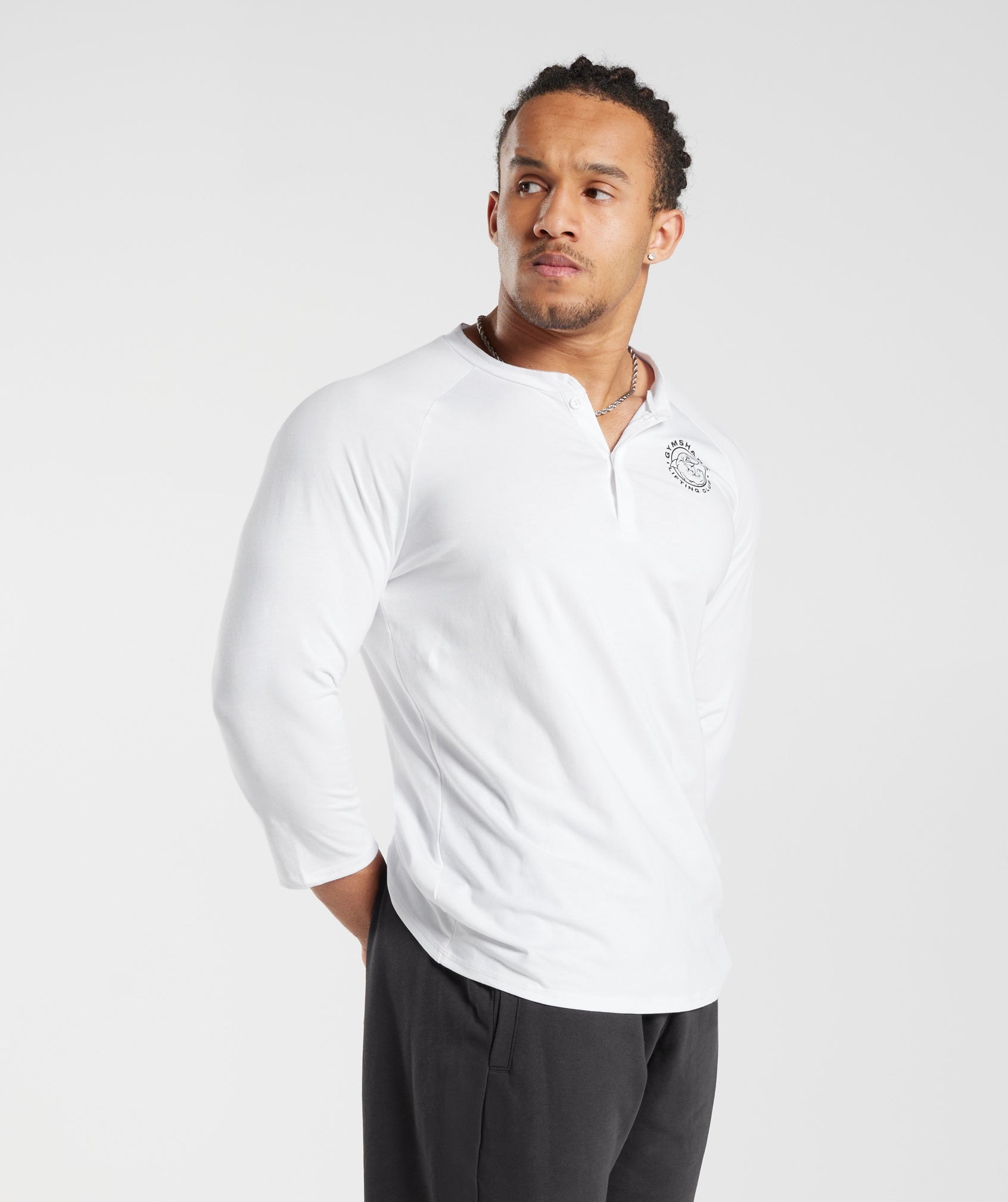 Gymshark Legacy Henley - Black