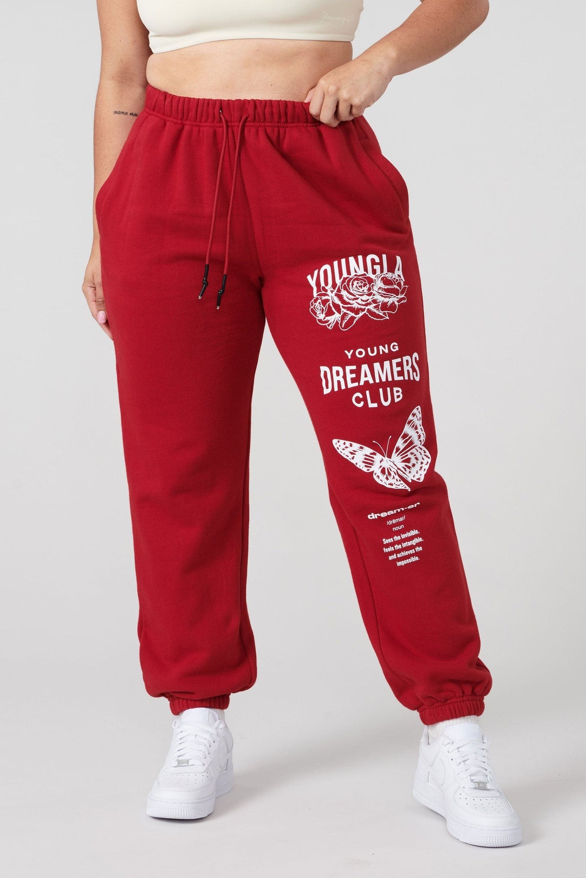 YLAW DREAMERS JOGGERS – DEEP RED (AUTHENTIC) – Brofit